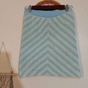 For Love and Lemons Corinna Mini Crochet Skirt Size Medium